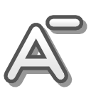 toolbar - format font size less